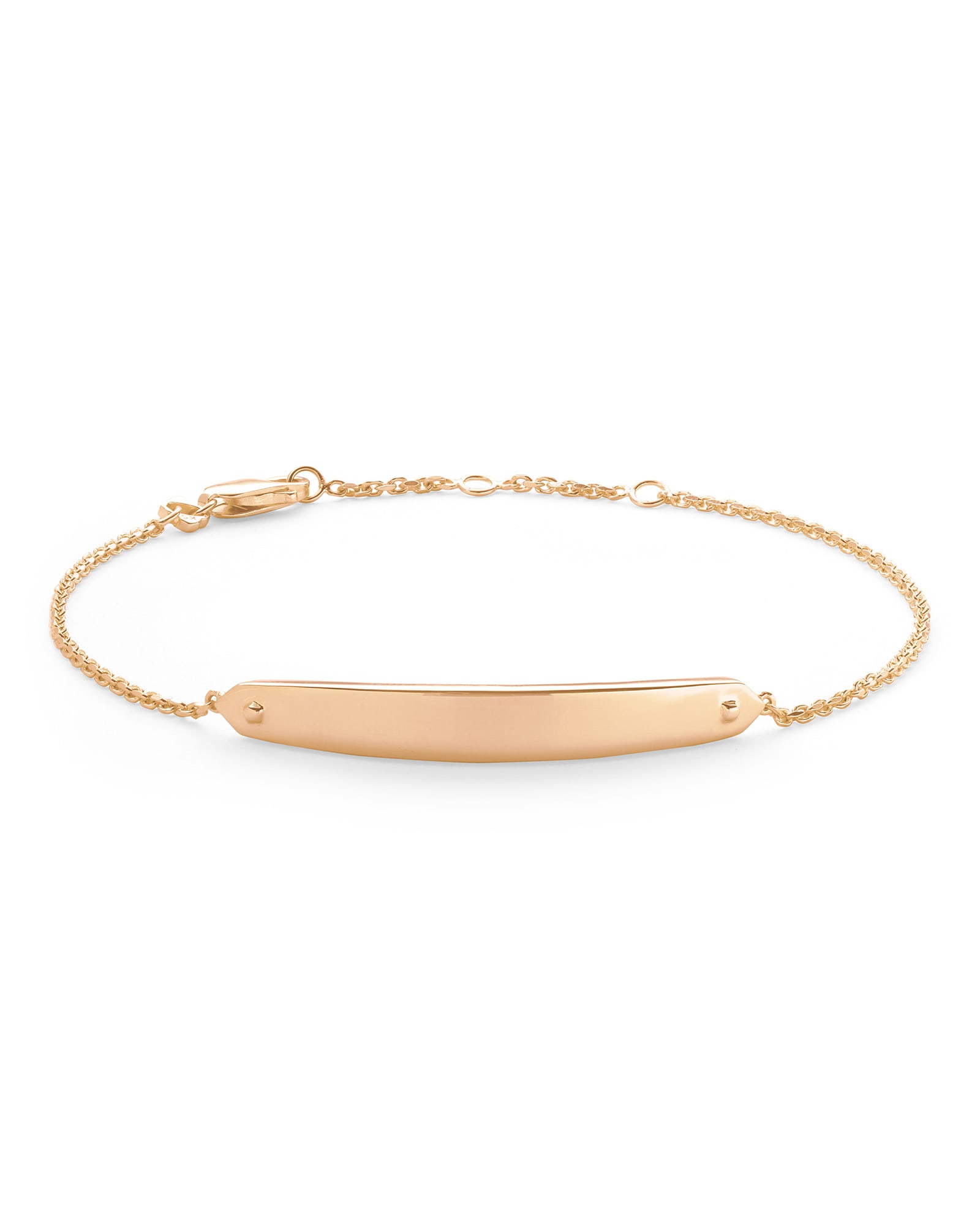 Kendra Scott Mattie Delicate Chain Bracelet in 18k Rose Gold Vermeil | Metal