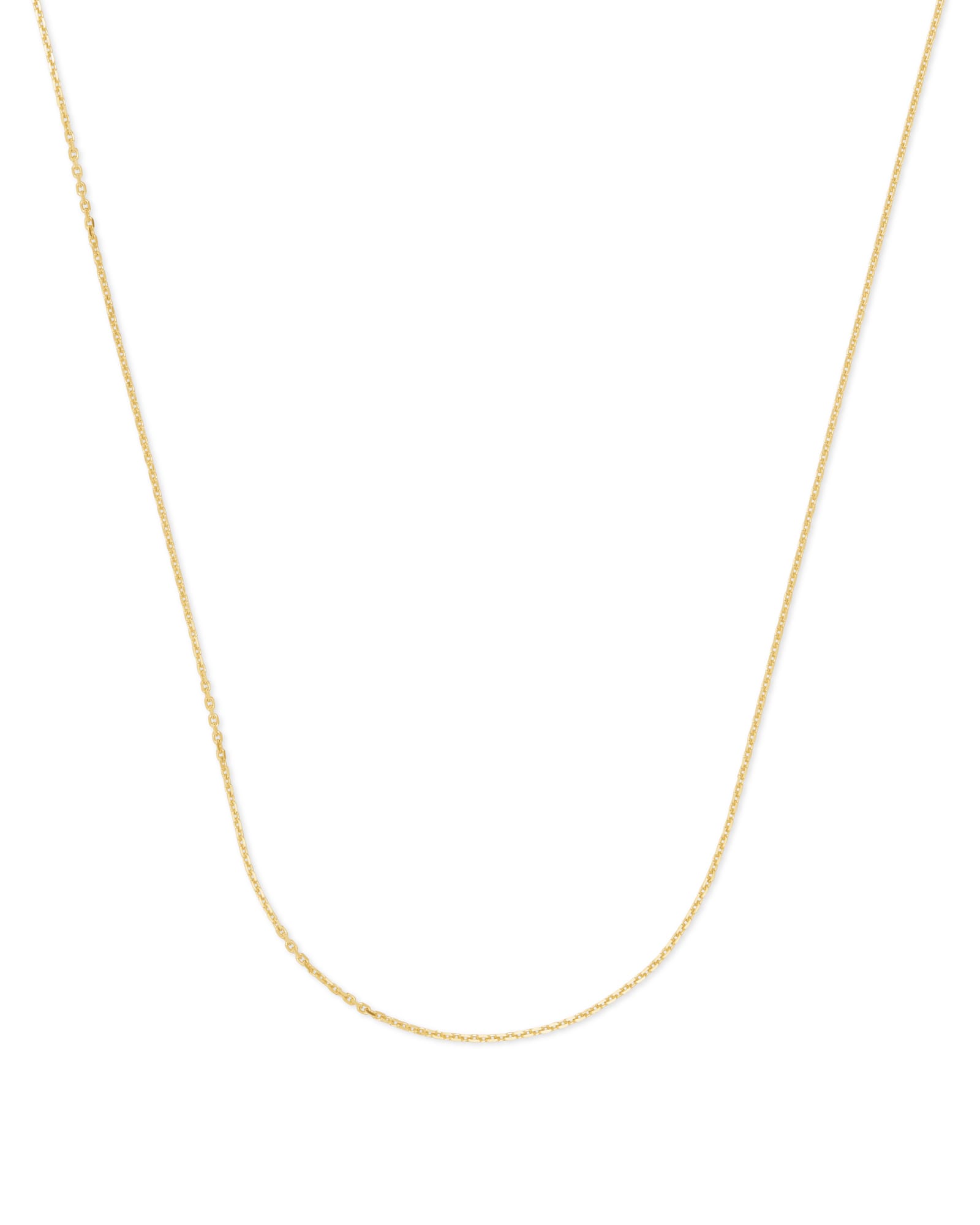 Kendra Scott 18 Inch Thin Chain Necklace in 18k Gold Vermeil | Sterling Silver