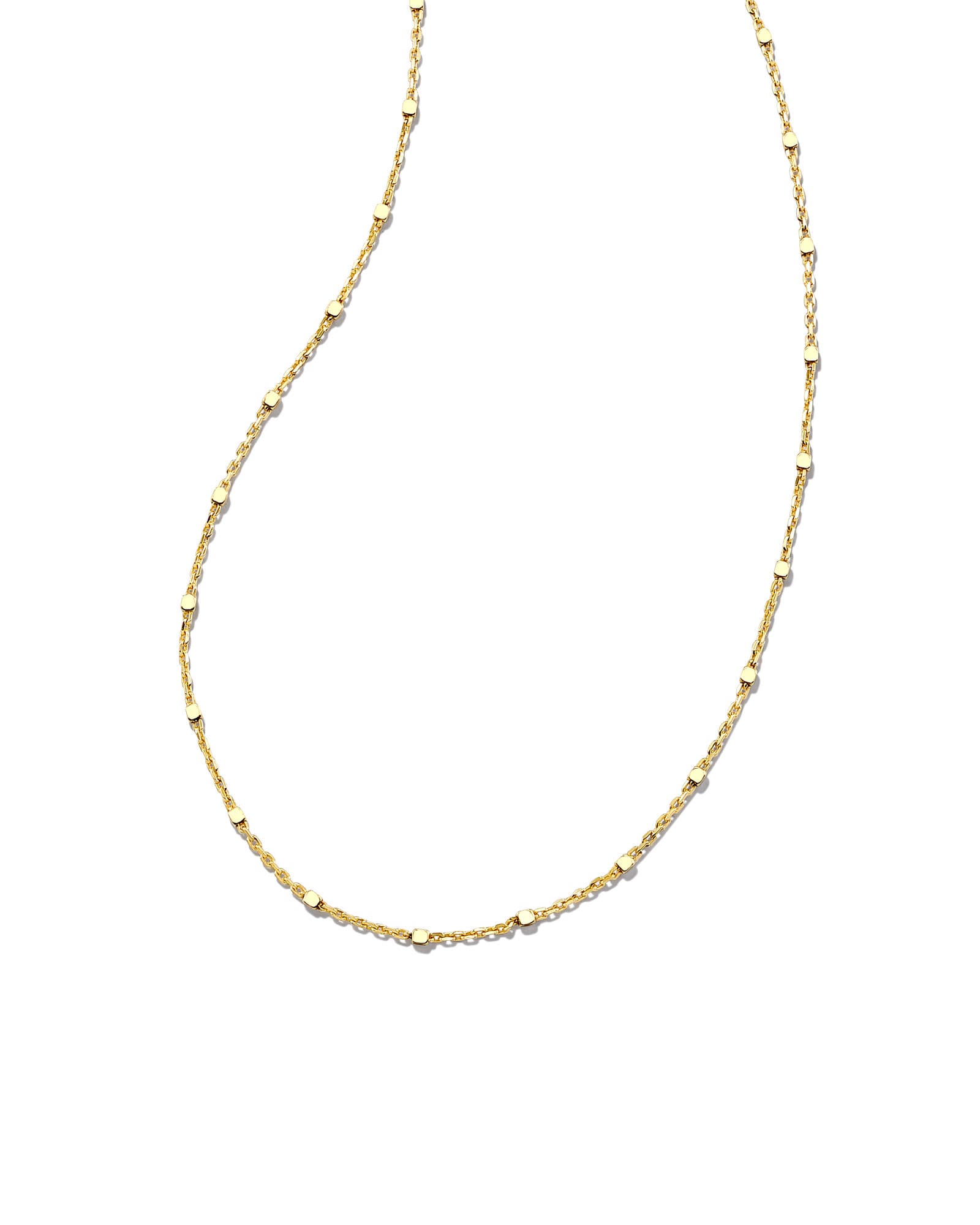 Kendra Scott 18 Inch Single Satellite Chain Necklace in | 18K Yellow Gold Vermeil