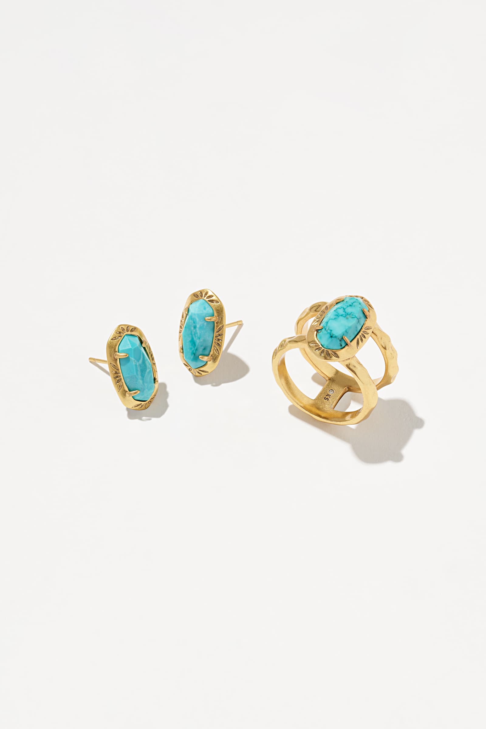 Kendra Scott Ellie Earrings and Elyse Ring Set