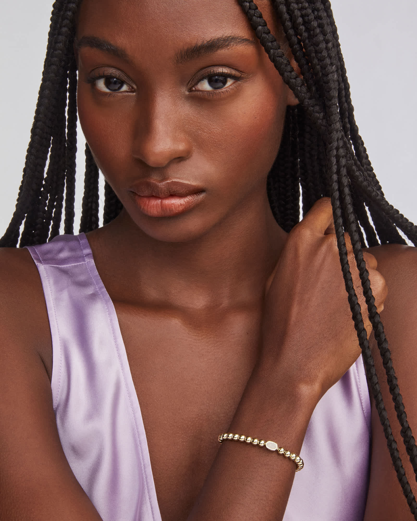 Elisa Gold Short Pendant Necklace