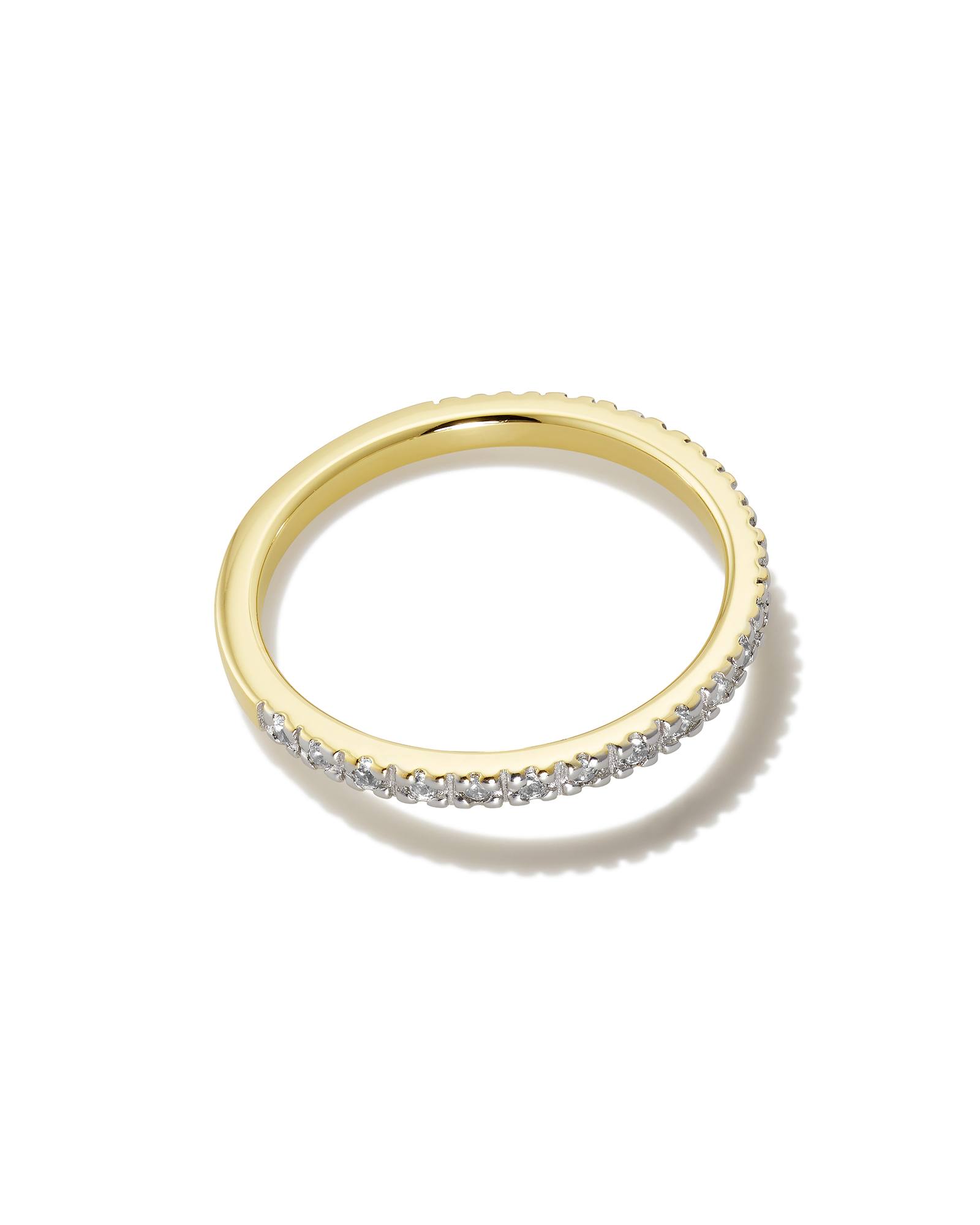Larissa Band Ring In 18k Gold Vermeil
