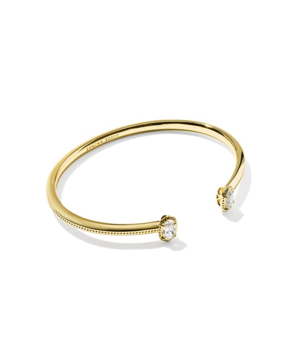 Mini Elton Luxe Gold Cuff Bracelet