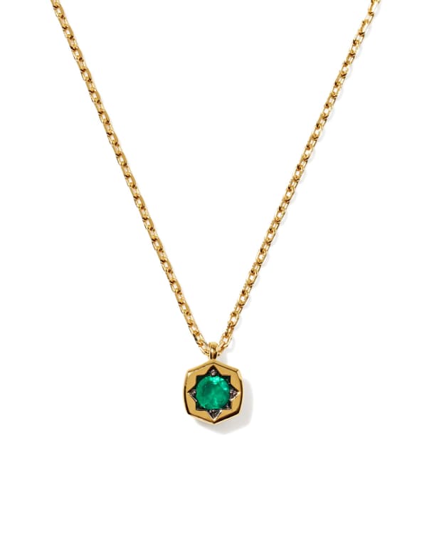Davie Star 18k Gold Vermeil Short Pendant Necklace