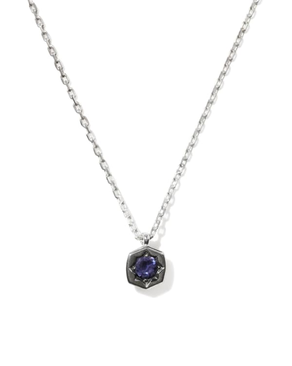 Davie Star Sterling Silver Short Pendant Necklace