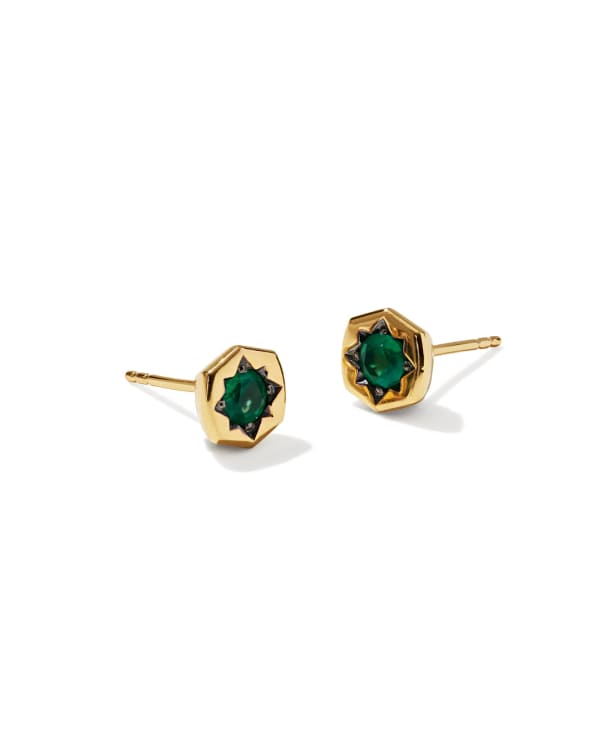 Davie Star 18k Gold Vermeil Stud Earrings