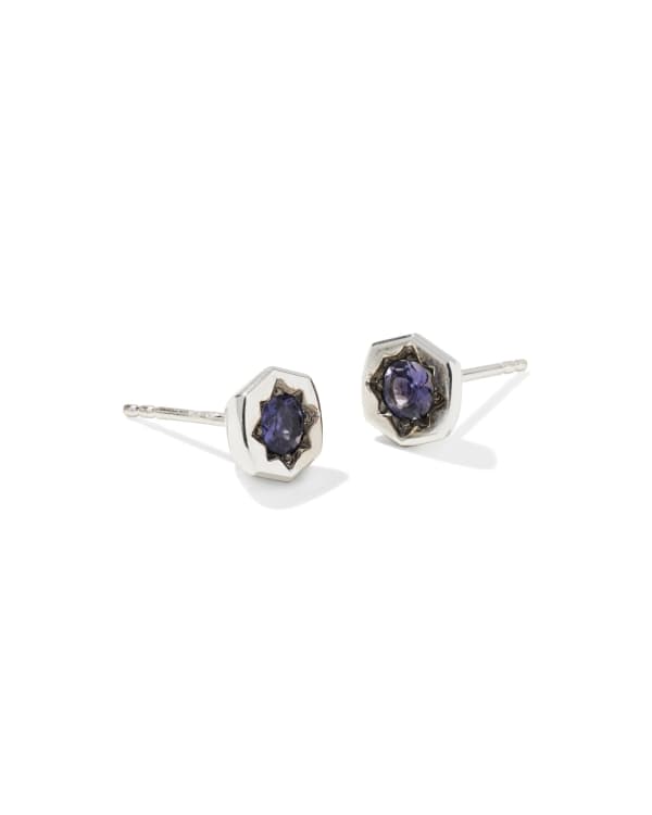 Davie Star Sterling Silver Stud Earrings