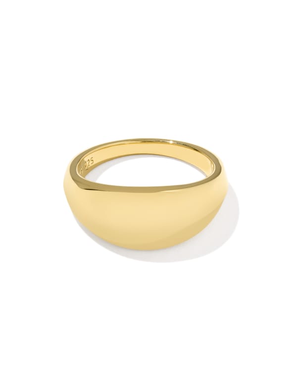 Alani 18k Gold Vermeil Metal Band Ring | Kendra Scott