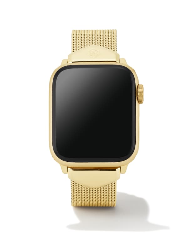Kendra Scott Leanor Gold Tone Stainless Steel Watch Band in  display picture 1
