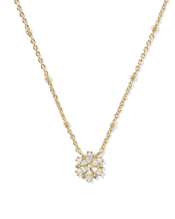Mylah Gold Short Pendant Necklace 
