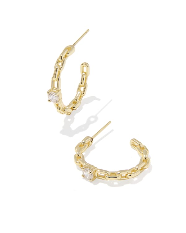 アクセサリー Daughters Jewelry Pill hoop Gold Kendra-Scott-Lexi-Small-Hoop-
