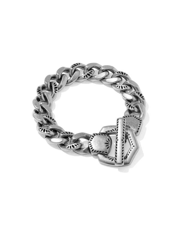 Keziah Vintage Silver Statement Link and Chain Bracelet | Kendra Scott