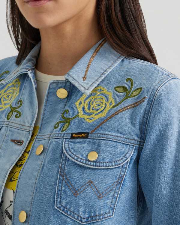 Wrangler® x Yellow Rose by Kendra Scott Trucker Jacket
