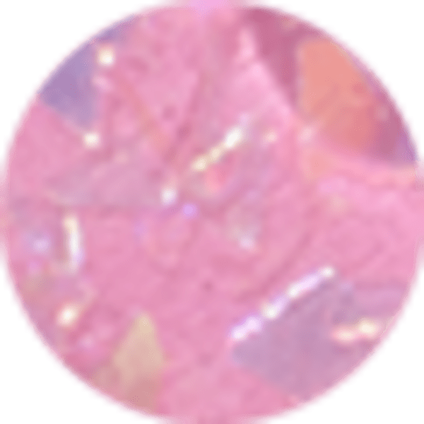 Pink Iridescent Glitter Glass