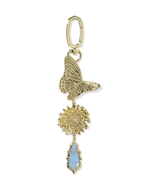 Butterfly Gold Bag Charm