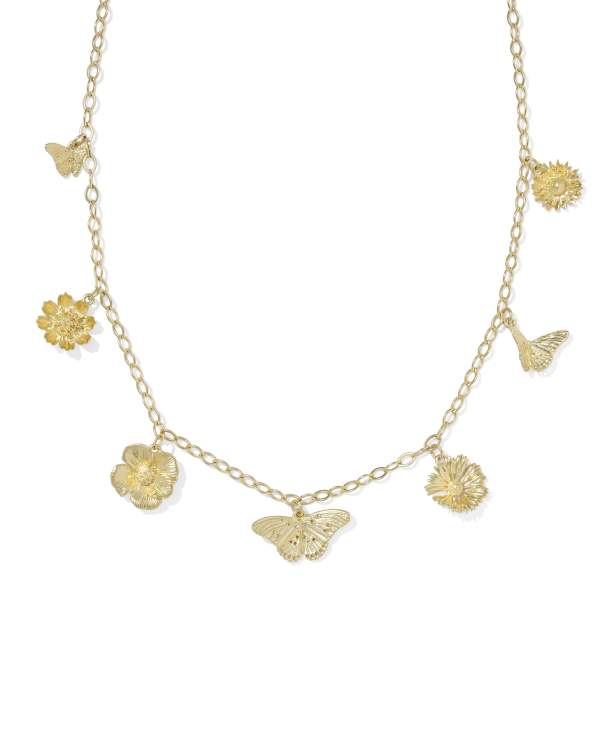 Cailey Gold Charm Necklace