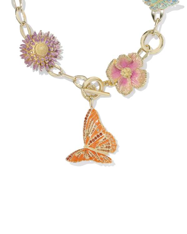 Cailey Gold Statement Necklace 