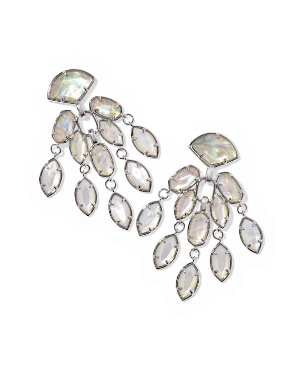 Gwen Silver Statement Earrings 