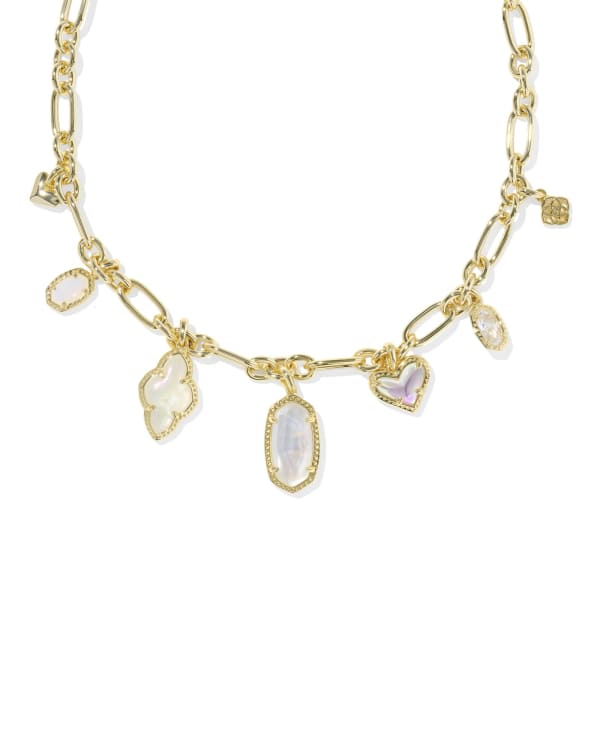 Icon Gold Charm Necklace 