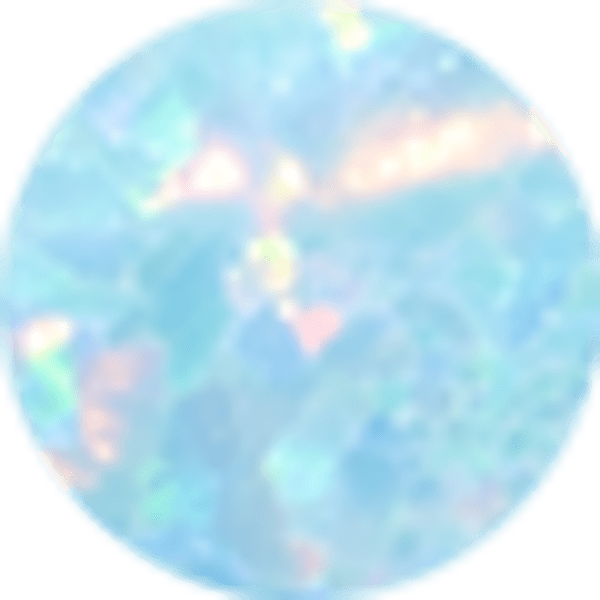 Light Teal Lab Grown Opal