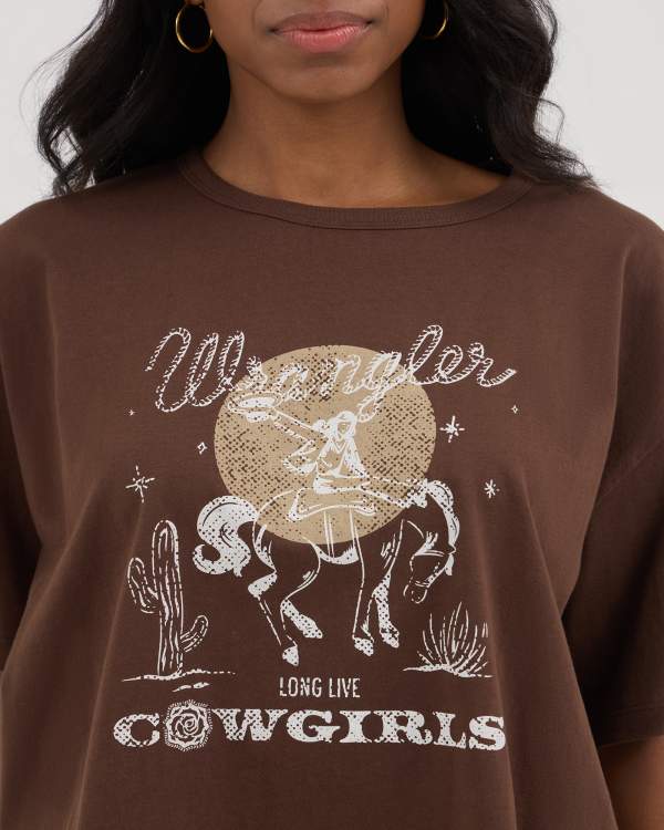 Wrangler® x Yellow Rose by Kendra Scott Cropped Graphic Tee