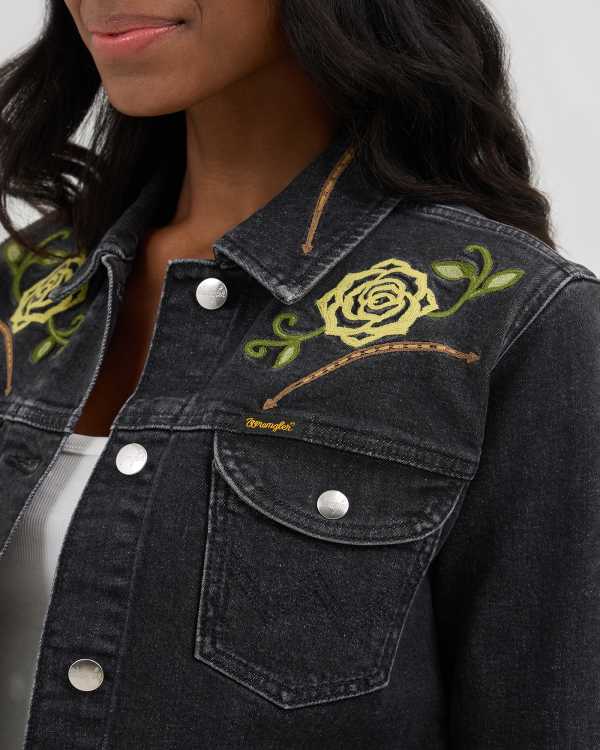 Wrangler® x Yellow Rose by Kendra Scott Trucker Jacket