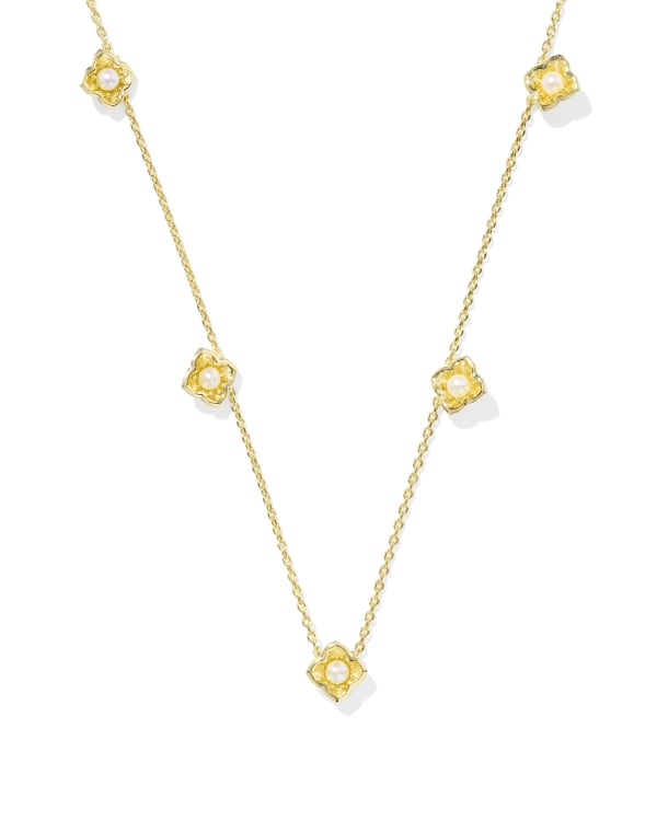 Dira 18k Gold Vermeil Pearl Strand Necklace