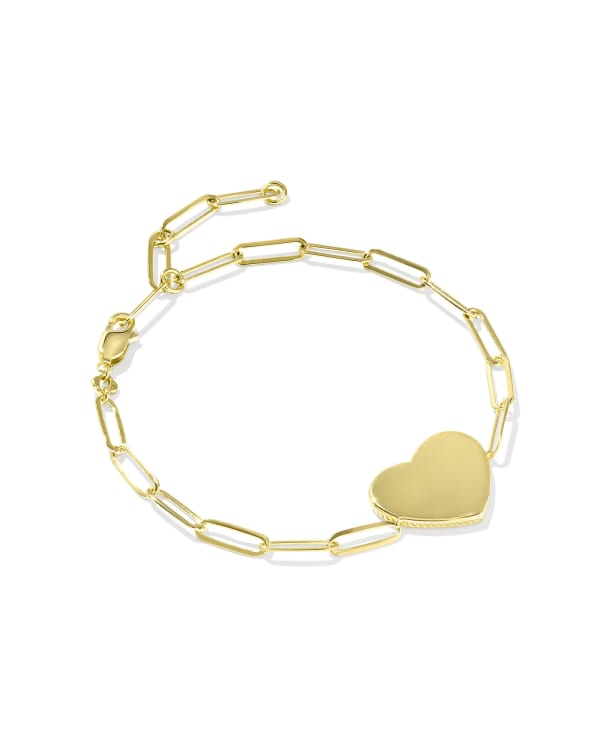 Mackenzie 18k Gold Vermeil Heart Bracelet