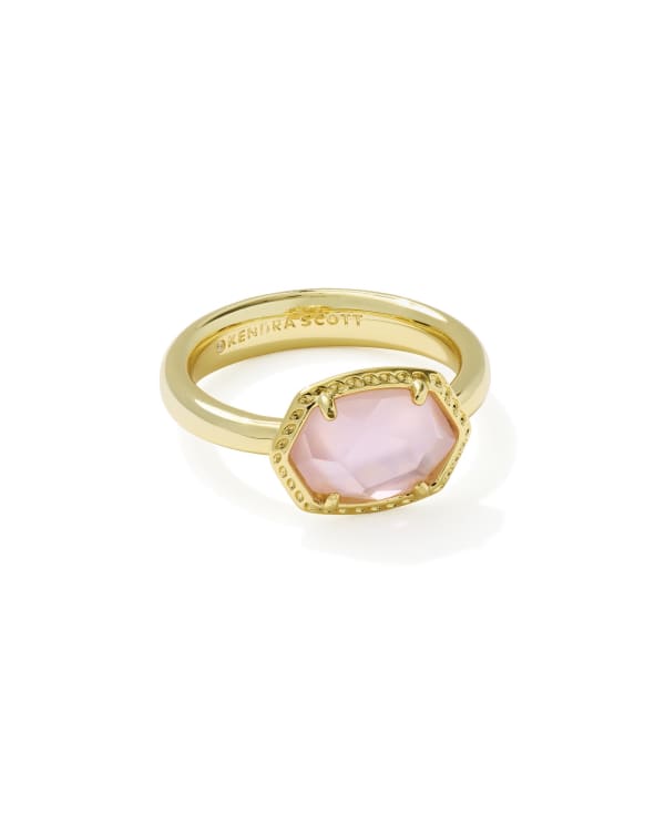 Daphne Gold Frame Band Ring