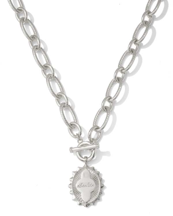 Abuelita Silver Link and Chain Necklace