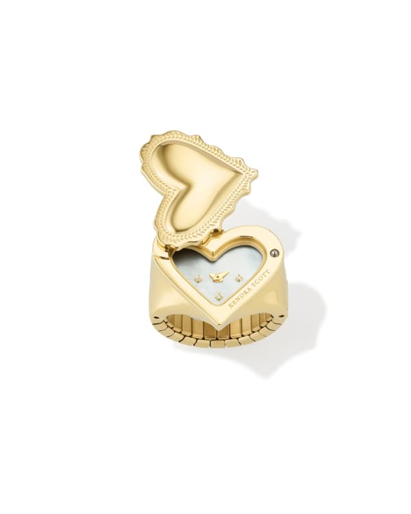 Ari Heart Gold Ring Watch