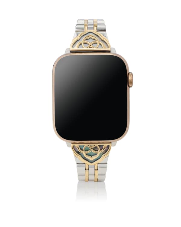 Kiera Two Tone Stainless Steel Watch Band