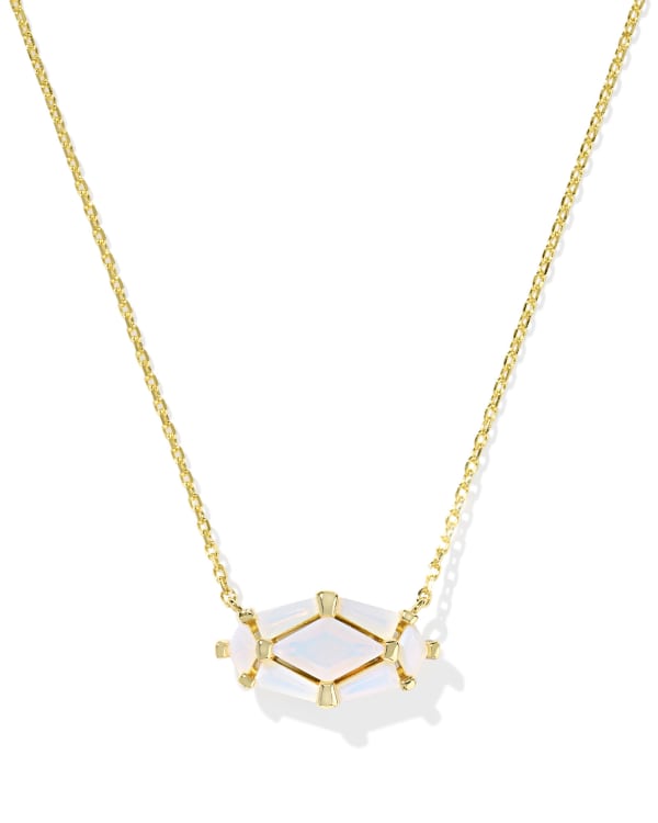 Lindy Rae Elisa Gold Short Pendant Necklace
