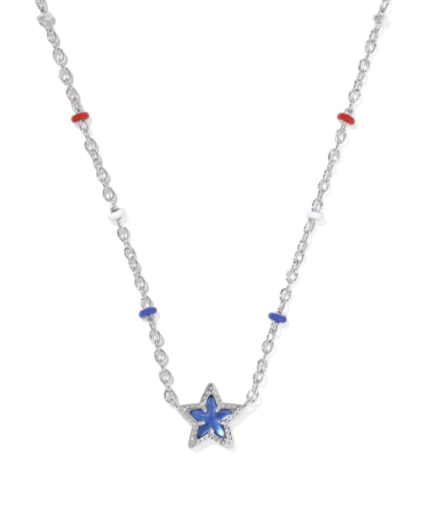 Mini Cassidy Silver Short Pendant Necklace