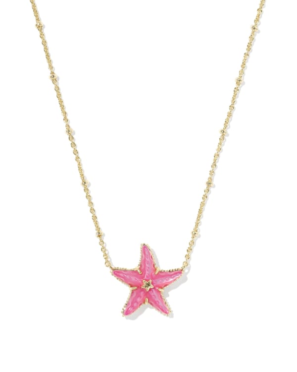 Parker Starfish Gold Short Pendant Necklace