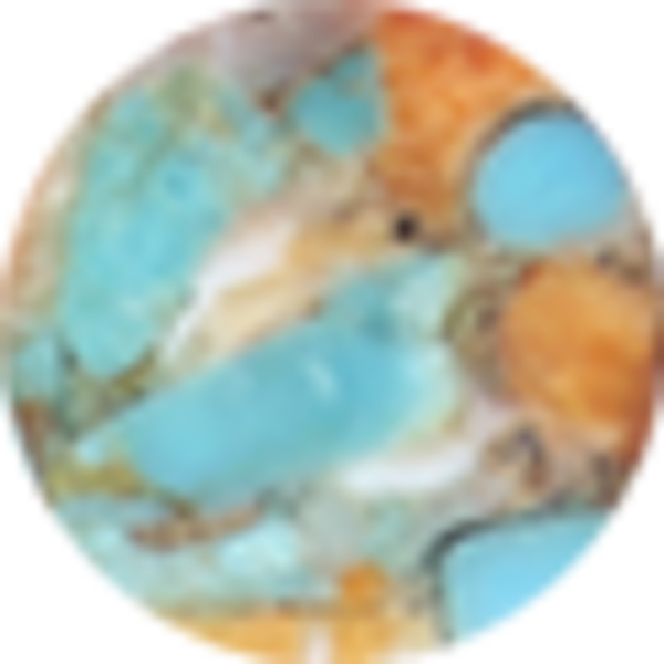 Bronze Veined Turquoise Red Oyster