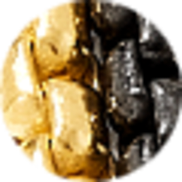 18k Gold Vermeil & Black Hematite