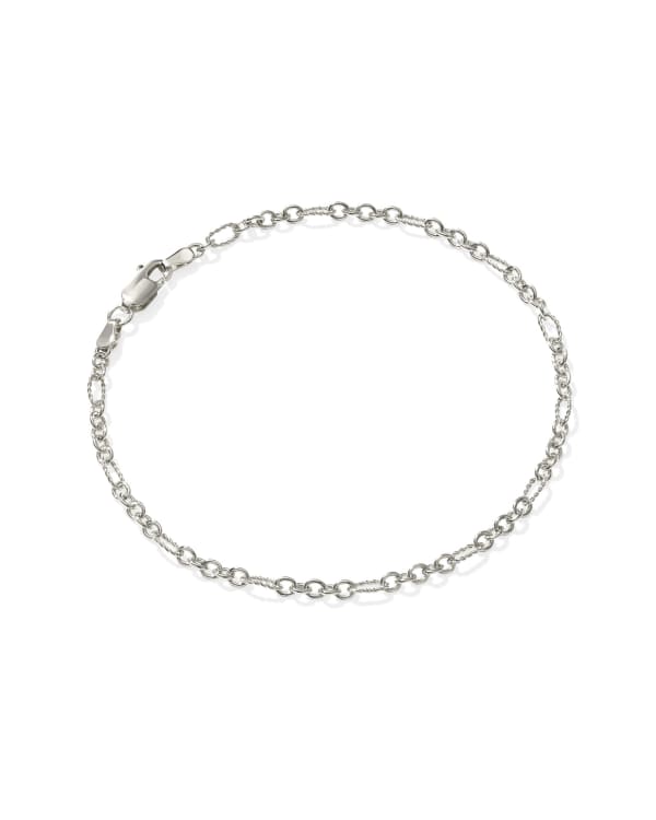 Colin Oxidized Sterling Silver Chain Bracelet