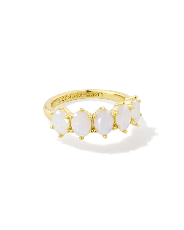Kendra Scott Cailin Band Ring Gold Size 6 2
