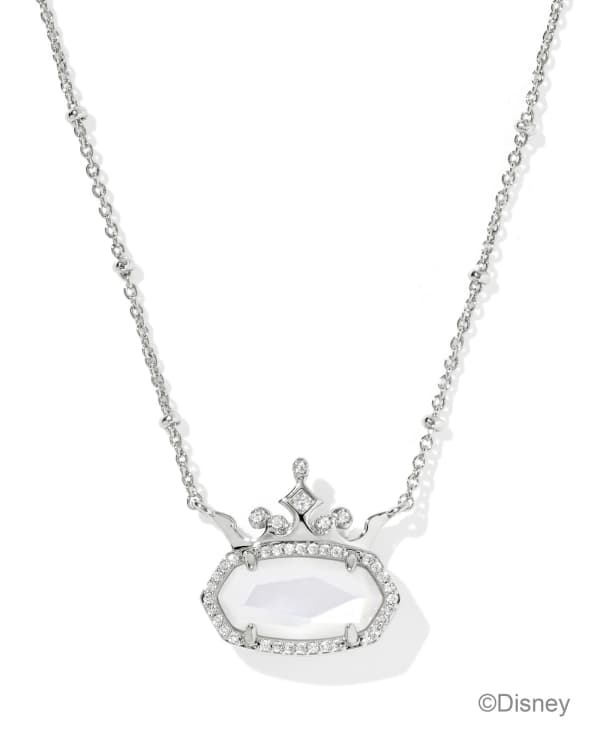 Disney | Kendra Scott Elisa Princess Silver Short Pendant Necklace