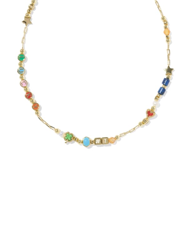 Lacey Gold Strand Necklace