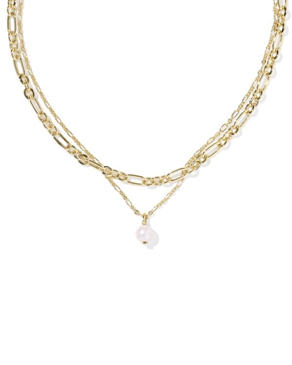 Ashton Gold Multi Strand Necklace