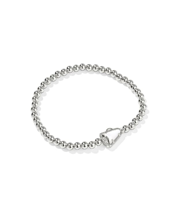 Cheer Silver Stretch Bracelet