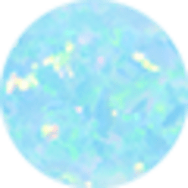 Light Teal Lab Grown Opal