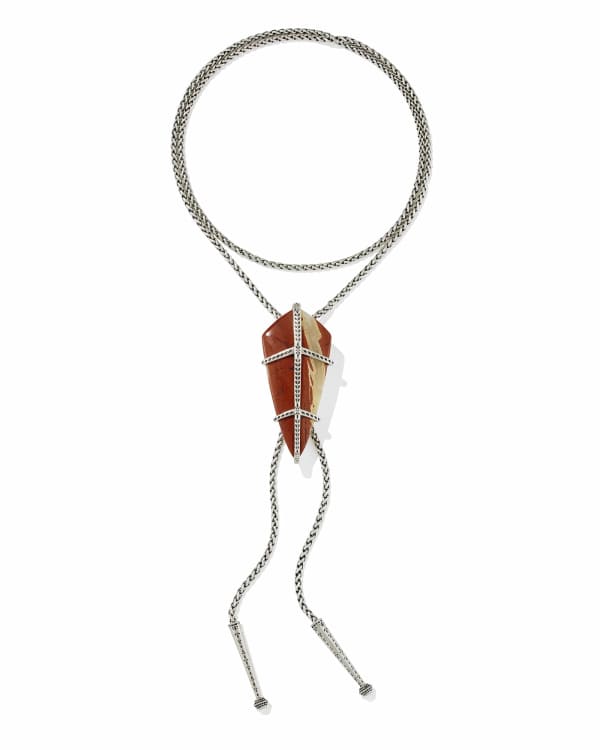 Trinity Vintage Silver Bolo Necklace