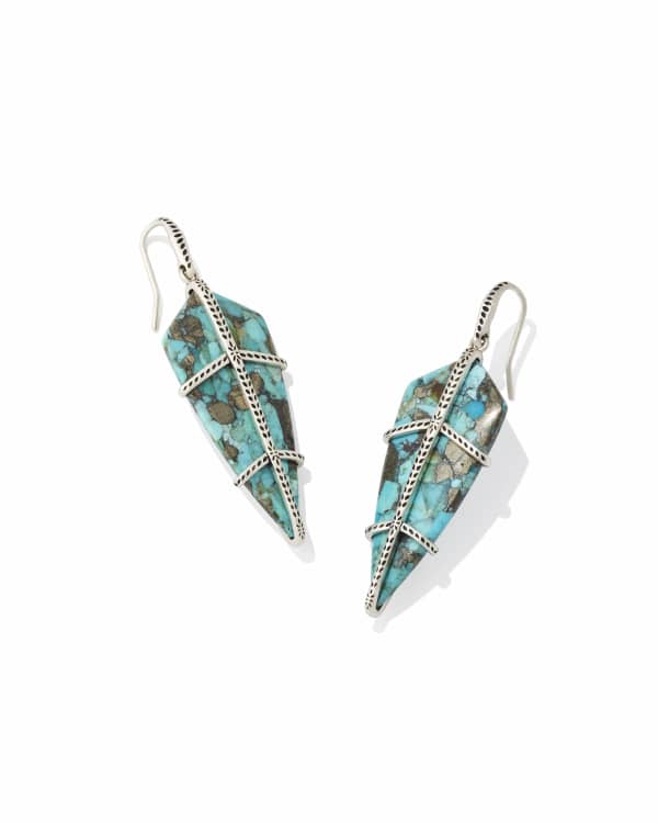 Trinity Vintage Silver Drop Earrings