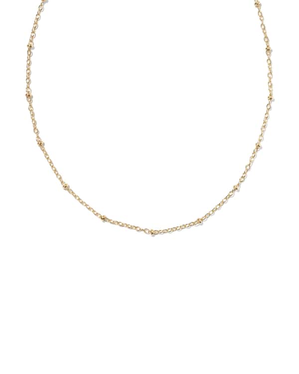Evelyn 14k Gold-Filled Single Satellite Chain Necklace