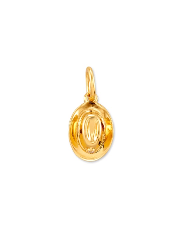 Cowboy Hat Charm in 18k Gold Vermeil | Kendra Scott display picture 1