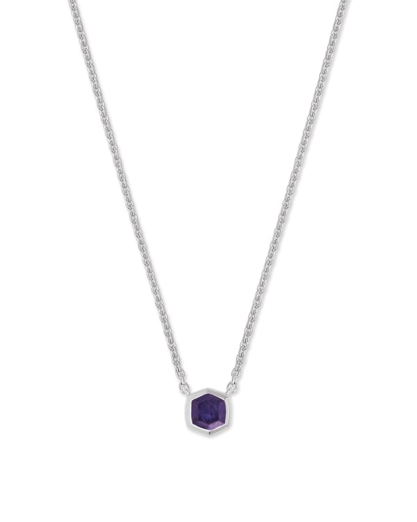 Davie Sterling Silver September Pendant Necklace