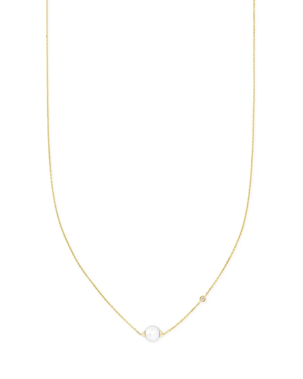 Cathleen 14k Yellow Gold Pendant Necklace Freshwater Cultured Pearl